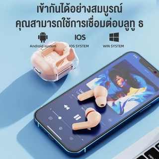 หูฟังบลูทูธไร้สาย หูฟังลูทูธ หูฟังTWS กันน้ำIPX5 เสียงดีมากHIFI มินิน่ารัก มีไมโครโฟน บลูทูธเวอร์ชัน5.3ล่าสุ รุ่นHK-3