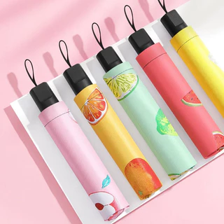 🌂ร่มกันฝนโดนน้ำเปลี่ยนลายดอกไม้ ร่มกันUV ขนาดเล็ก กันฝนและแสงแดด น้ำหนักเบา พกพาสะดวก หลายสี โครงร่มและด้ามจับที่