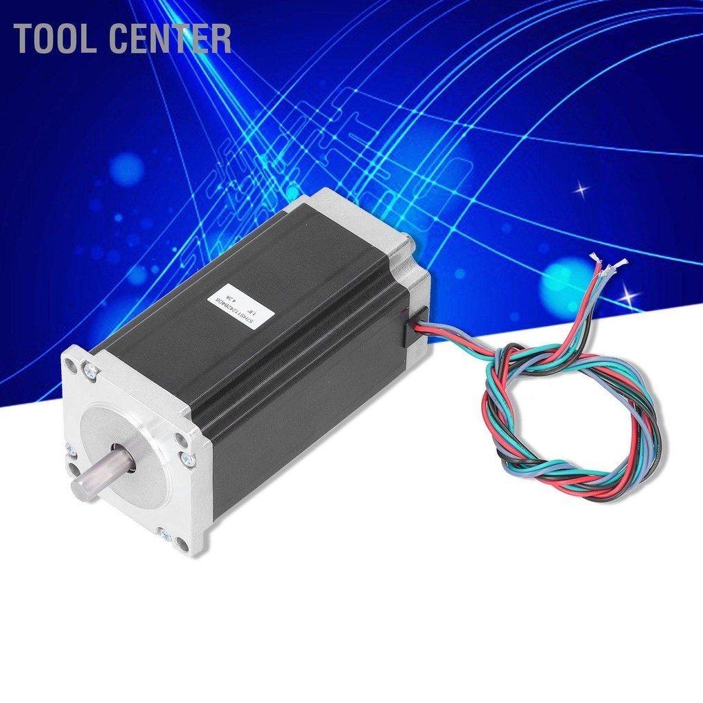 Tool Center 57 Stepper Motor 3Nm มอเตอร์แรงบิดสูงพร้อมเพลา 8 มม.สำหรับเครื่องกัด CNC 24V 4.2A