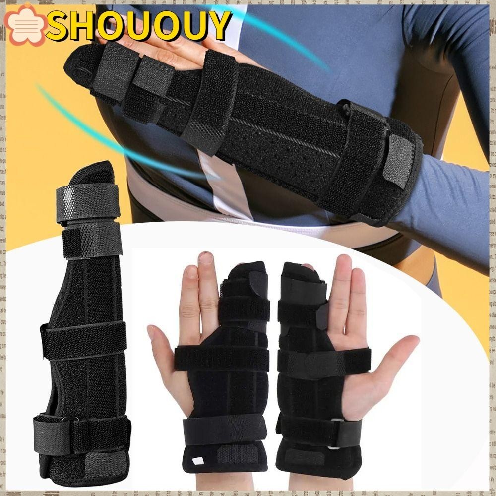 Shououy เฝือกรั้งนิ้วมือ ฝ่ามือซ้าย ขวา สําหรับบรรเทาอาการบาดเจ็บ