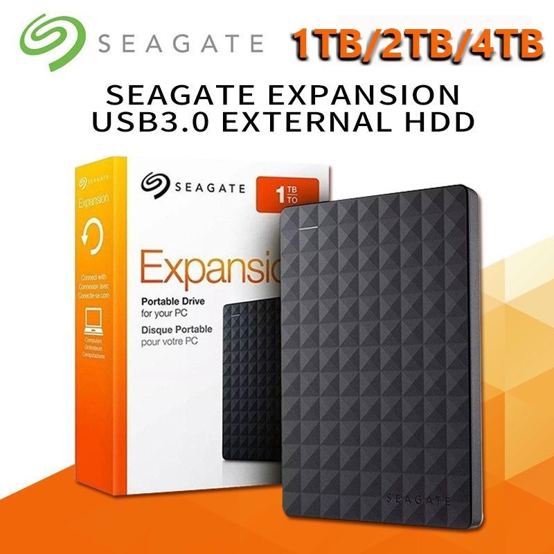 Seagate ฮาร์ดไดรฟ์ภายนอก 1TB 2TB USB 3.0 2.5 นิ้ว HD 4TB