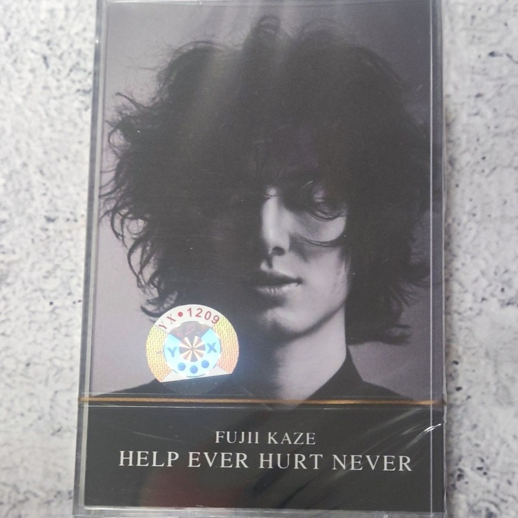 Original Fujii Kaze HELP EVER HURT NEVER Cassette Tape + Lyric Book [Sealed] Brand New