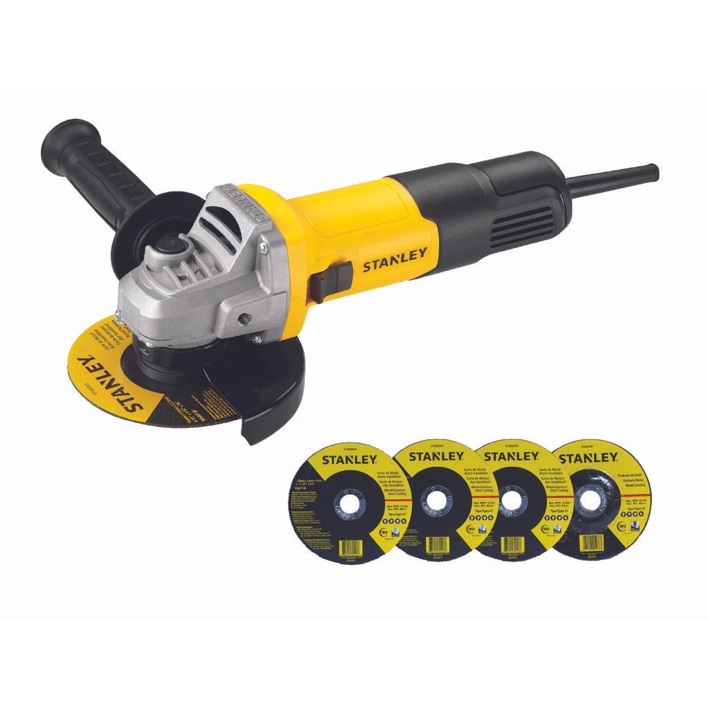 STANLEY เครื่องเจียรไฟฟ้า 4 นิ้ว สวิตซ์ข้าง 750 วัตต์ รุ่น SG7100A-B1