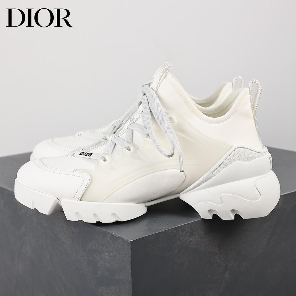 คริสเตียน ดิออร์ Authentic Christian Dior แท้ Dior D Connect Sneakers แบรนด์หรู รองเท้ากีฬา รองเท้าว