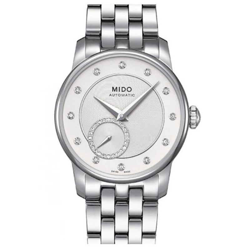 Mido Beauty Beren Saili Series นาฬิกาข้อมือ กลไก ประดับเพชร สีโรสโกลด์ สําหรับผู้หญิง