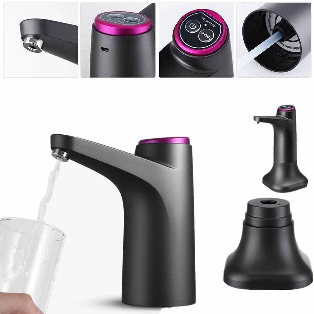 Water Dispenser Pump Tap USB Charging Automatic Portable Safe For Camping Travel
