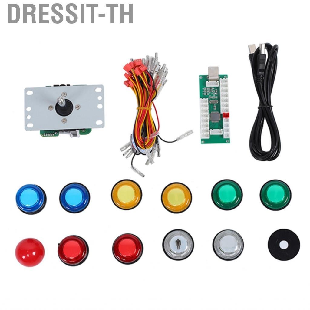 Dressit-th USB Computer Chip Easy Installation DIY Arcade Game Joystick