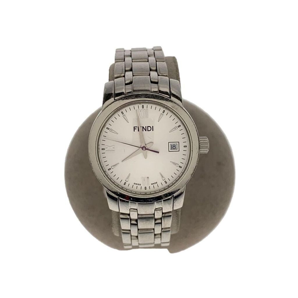 Fendi I 5 Wrist Watch Silver Women Direct from Japan Secondhand
