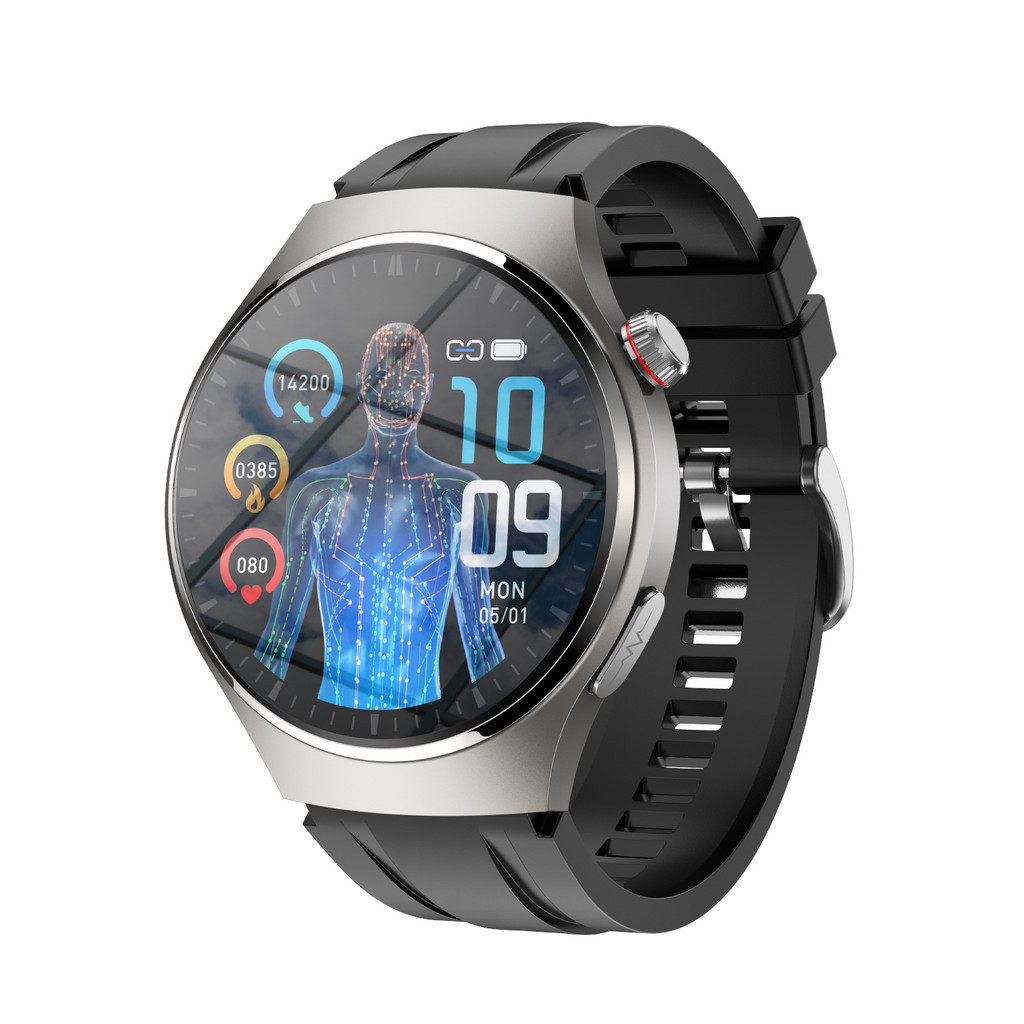 Amoled นาฬิกาข้อมือ Smart Watch S200 _ Smart ECG วัดอุณหภูมิร่างกาย น้ําตาลในเลือด อเนกประสงค์
