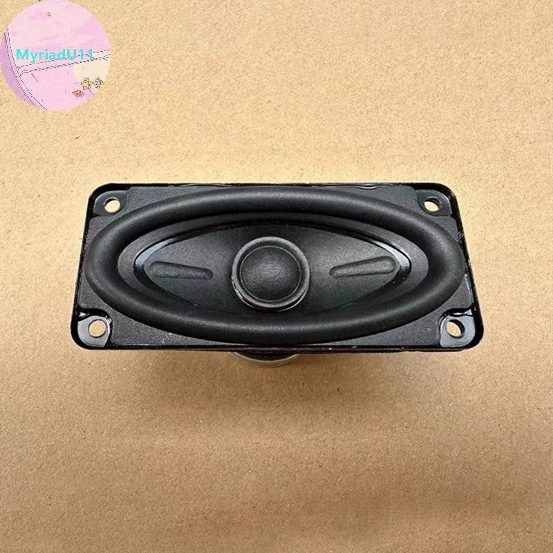 Myriadu 1 ชิ้น 80*40 มิลลิเมตร Hifi Fever ลําโพงทีวีเสียงลําโพงแหวน Neodymium 8ohm ต่ําความถี่ที่มีประสิทธิภาพสี่เหลี่ยมผืนผ้าความถี่เต็ม Horn TH