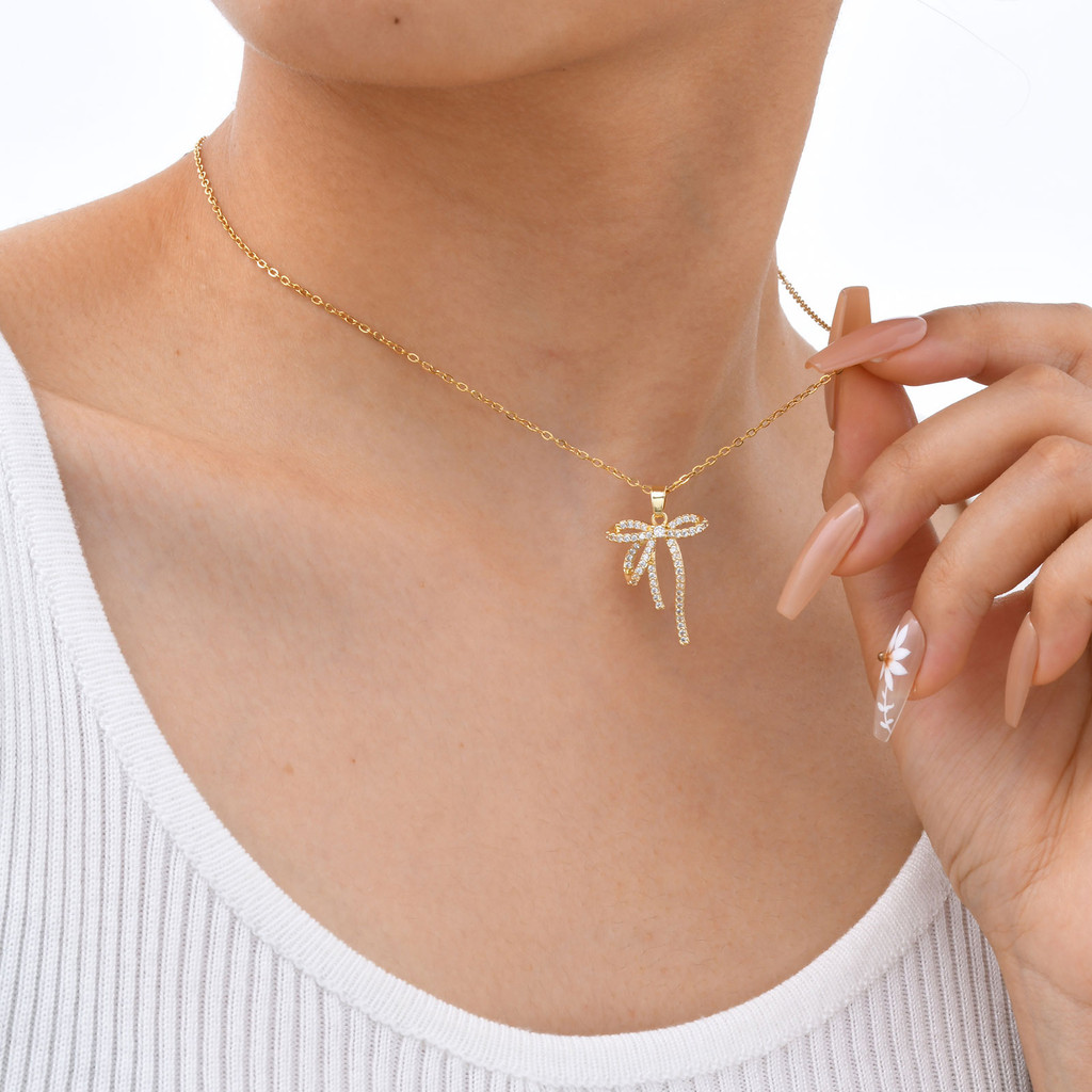 Meaeguet Callie Ribbon Coquette Collection Emilie Ribbon Necklace Shop Callie