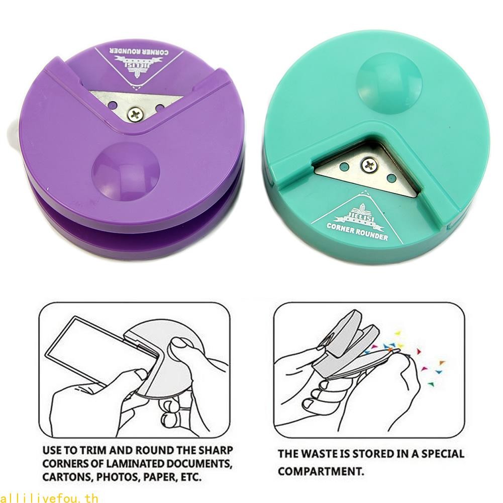 Live ใหม่ 4 มม.กระดาษ Punch Card R4 มุม Rounder Scrapbooking เครื่องตัดภาพเครื่องมือ