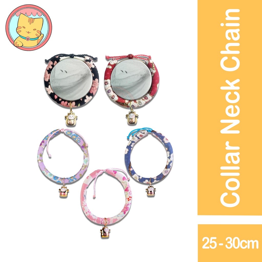 อุปกรณ์เสริมโซ่คล้องคอ / Pet Fashion Accessory / Adjustable Comeal Koler Kucing Comel/ Colourful Tal