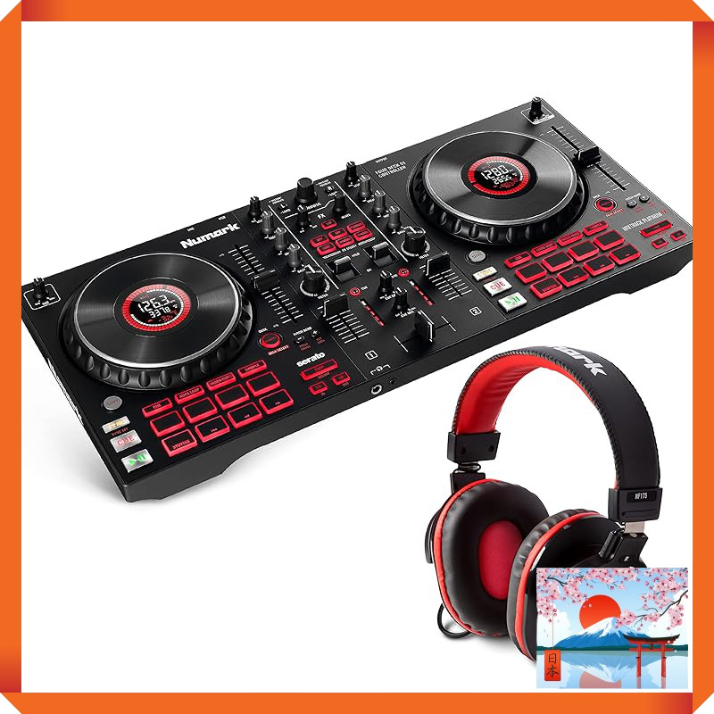 Numark DJ Controller and Headphones Bundle for Intermediate Users