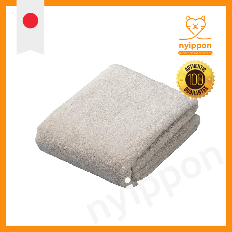 carari Face Towel Absorbency [5.9 times] Microfiber PREMIUM Beige 1 Piece Quickly absorbs moisture i