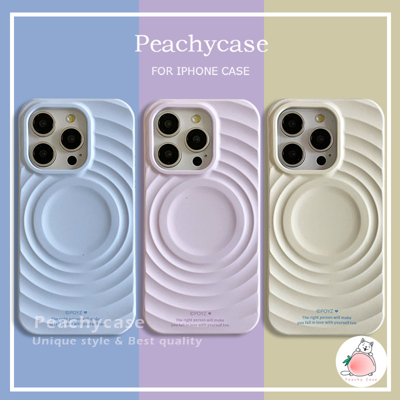 Ins สีทึบระลอกน้ําไร้สายชาร์จเคสโทรศัพท์สําหรับ iPhone 16 15 14 13 12 Pro Max 16pro TPU + PC ปกหลังกันกระแทก 2 ใน 1 มือถือเชลล์