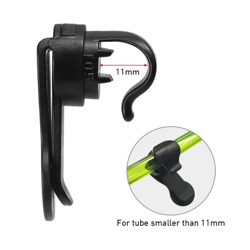 Mon Outdoor Sports Magnetic Water Bag Tube Holder Running Reliability Water Bag Clip for Hydratation Pack Easy Attachmen