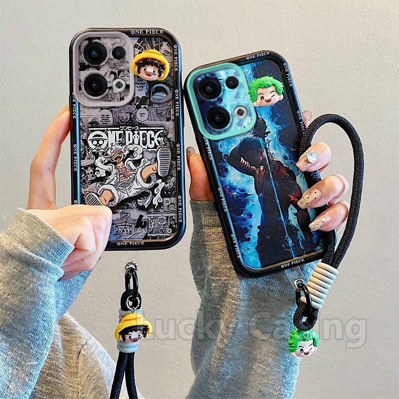 สําหรับ OPPO Reno 13 5G กรณี 3D สามมิติปลอกโทรศัพท์ซิลิโคนนุ่ม TPU กันกระแทกมือเชือกรูปแบบการ์ตูน CP