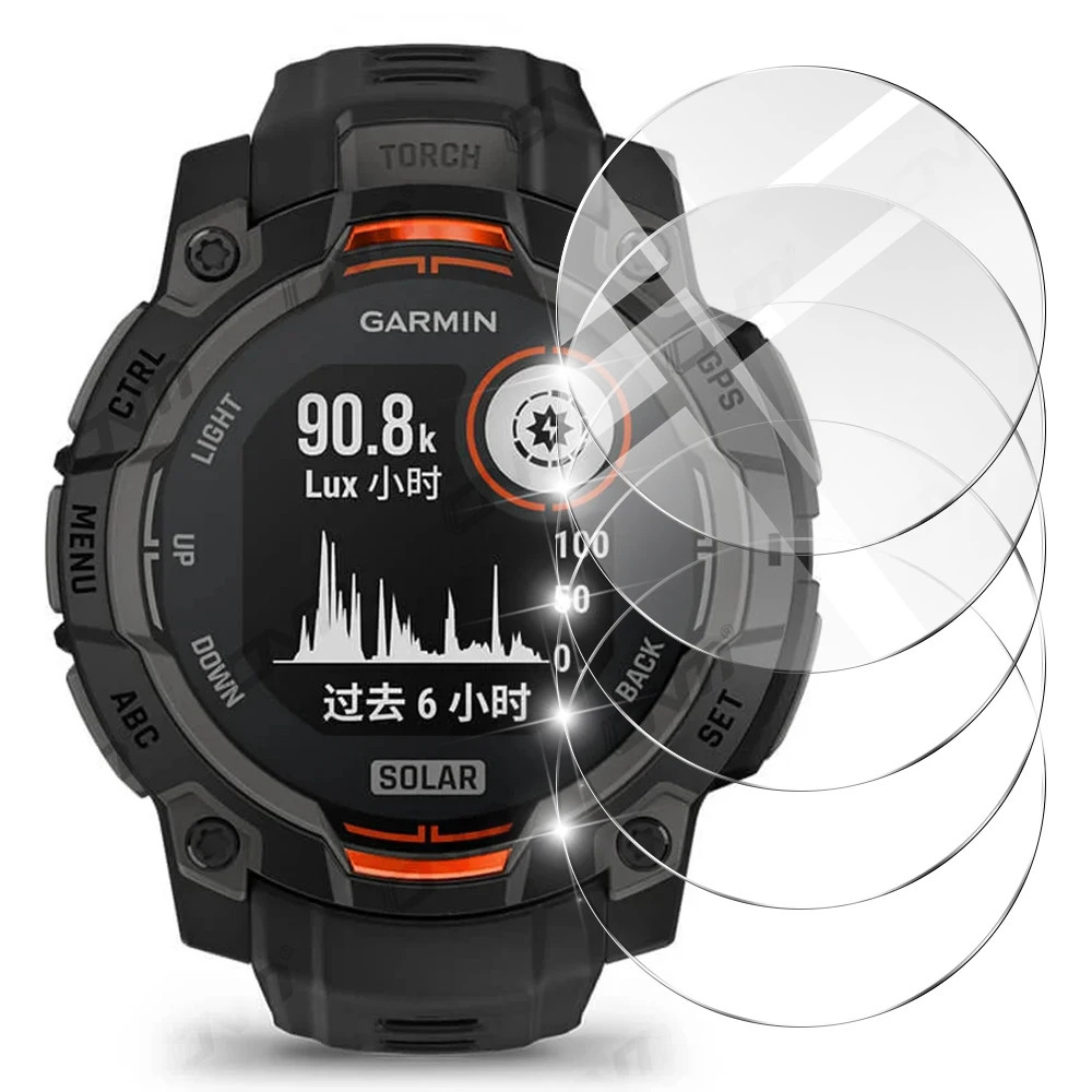 ฟิล์ม Garmin Instinct 3 9H กระจกนิรภัยป้องกันหน้าจอ Garmin Instinct E ฟิล์มใส Garmin Instinct 3 ฟิล์