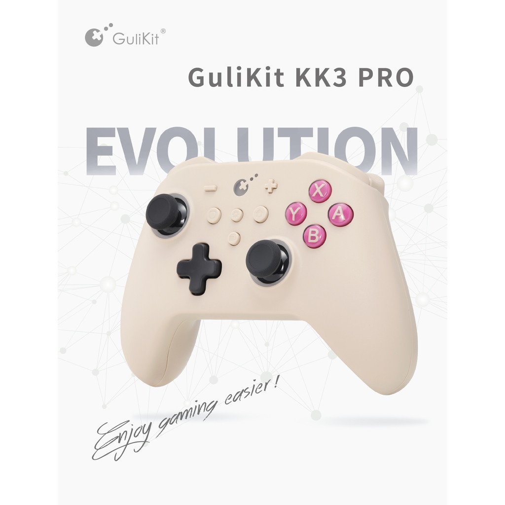 Gulikit KK3 Pro Controller พร้อม Hall Effect จอยสติ๊กทริกเกอร์ KingKong 3 NS38 Gamepad สําหรับ Windows NS Android