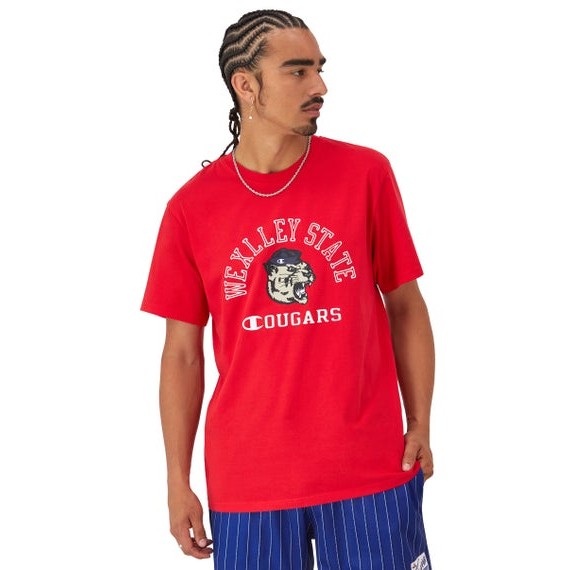 CHAMPION CHAMPION-ROCHESTER SHORT SLEEVE TEE Men-เสื้อยึดทีเชิ๊ต Champion สำหรับผู้ชาย#T99003 5869WB-A2RV