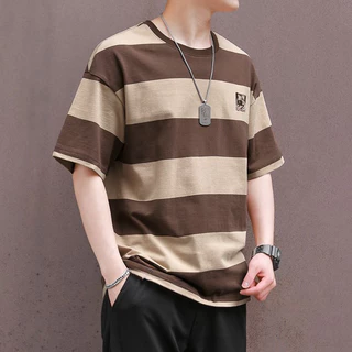 เสื้อลายทาง men clothes ชุดผู้ชาย men tshirt เสื้อผู้ชาย