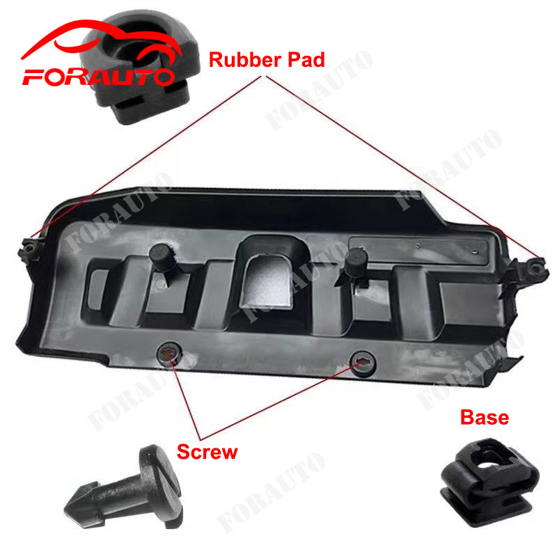 [📣พร้อมส่ง] ชุดสตั๊ดฝาครอบเครื่องยนต์ พลาสติก สําหรับ Honda 91501-SS8-A01