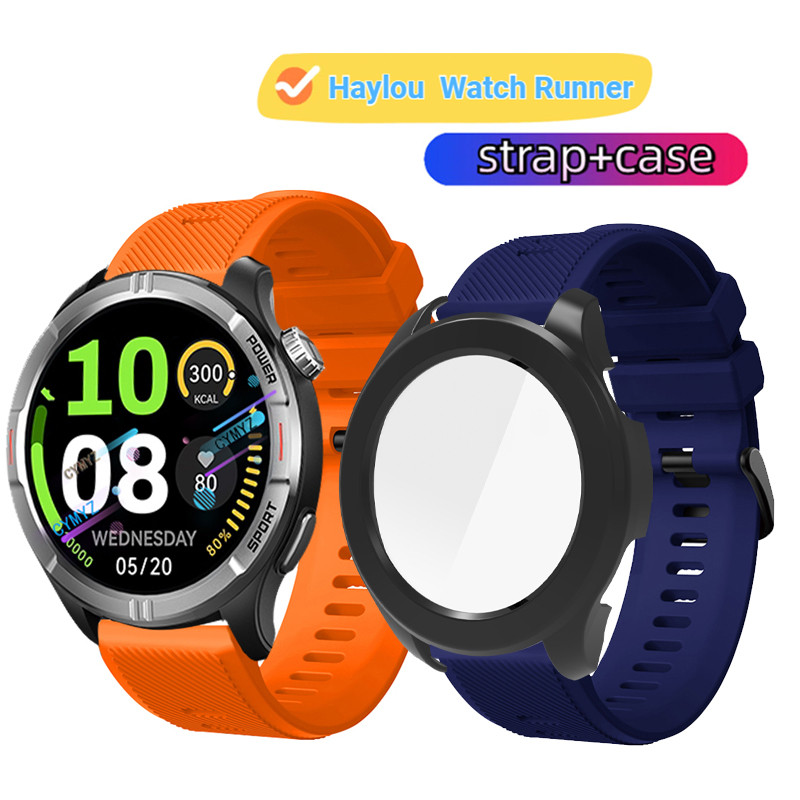 Haylou Smart Watch Runner strap สายซิลิโคนสําหรับ Haylou Watch Runner strap สายรัดข้อมือกีฬา Haylou 