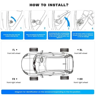 ฟรี Usbusb Android Tpms รถความดันยางนาฬิกาปลุกระบบสําหรับรถยนต์เครื่องเล่น Android คําเตือนอุณหภูมิพร้อมเซ็นเซอร์สี่