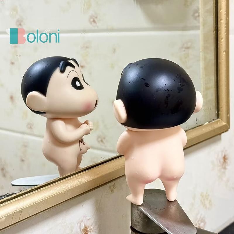 [โบโลนี] อะนิเมะน่ารักอาบน้ําช้างเครยอนชินจังตกแต่งห้องน้ําการ์ตูนรุ่นสก์ท็อปเครื่องประดับของขวัญตลกสําหรับเด็กเด็กผู้ชายใ