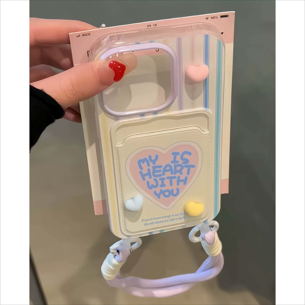 👏GOOD👏รักตัวอักษรเคสการ์ดตลกดูเดิล เคส IPhone XR XS X Max 7Plus 15 7 8 14 Plus 15 16 12 11 14 13 Pro Max SE เคส