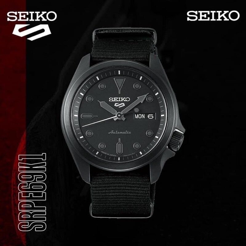 นาฬิกา SEIKO 5 SPORTS AUTOMATIC รุ่น SRPE69K1,SRPE69K,SRPE69 แท้Omin.Shop นาฬิกา