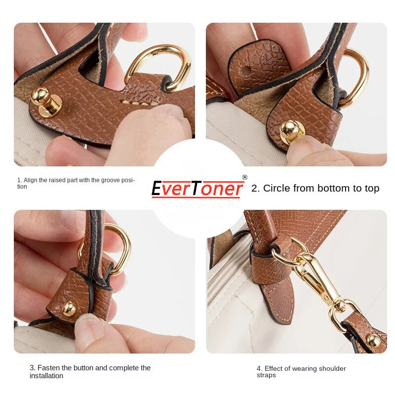 Evertoner สายคล้องไหล่ ปรับได้ สําหรับ Longchamp ขนาดเล็ก