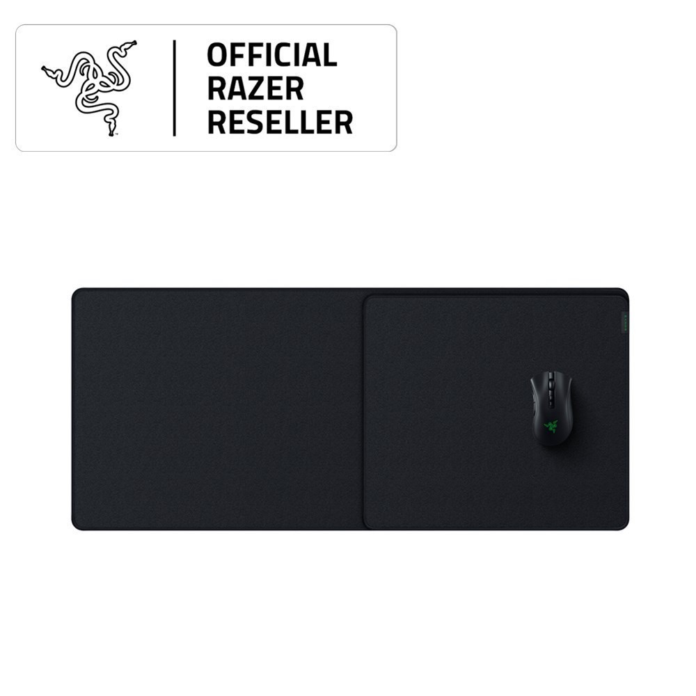 Razer Strider – Hybrid soft/hard mouse mat with a soft base and smooth glide แผ่นรองเมาส์ใหญ่ Hybrid