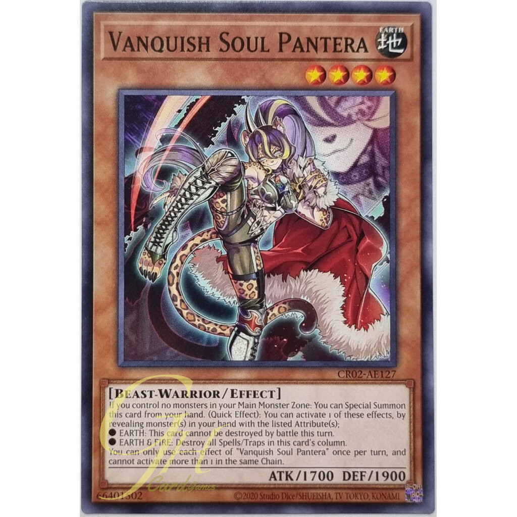 Yugioh [CR02-AE127] Vanquish Soul Pantera (Common)