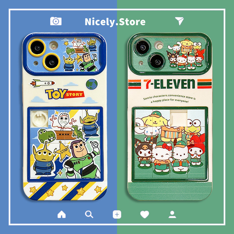 เคสโทรศัพท์มือถือ TPU ลายการ์ตูน Toy Story Sanrio สําหรับ iPhone 15 14 13 Pro Max 12 12Promax