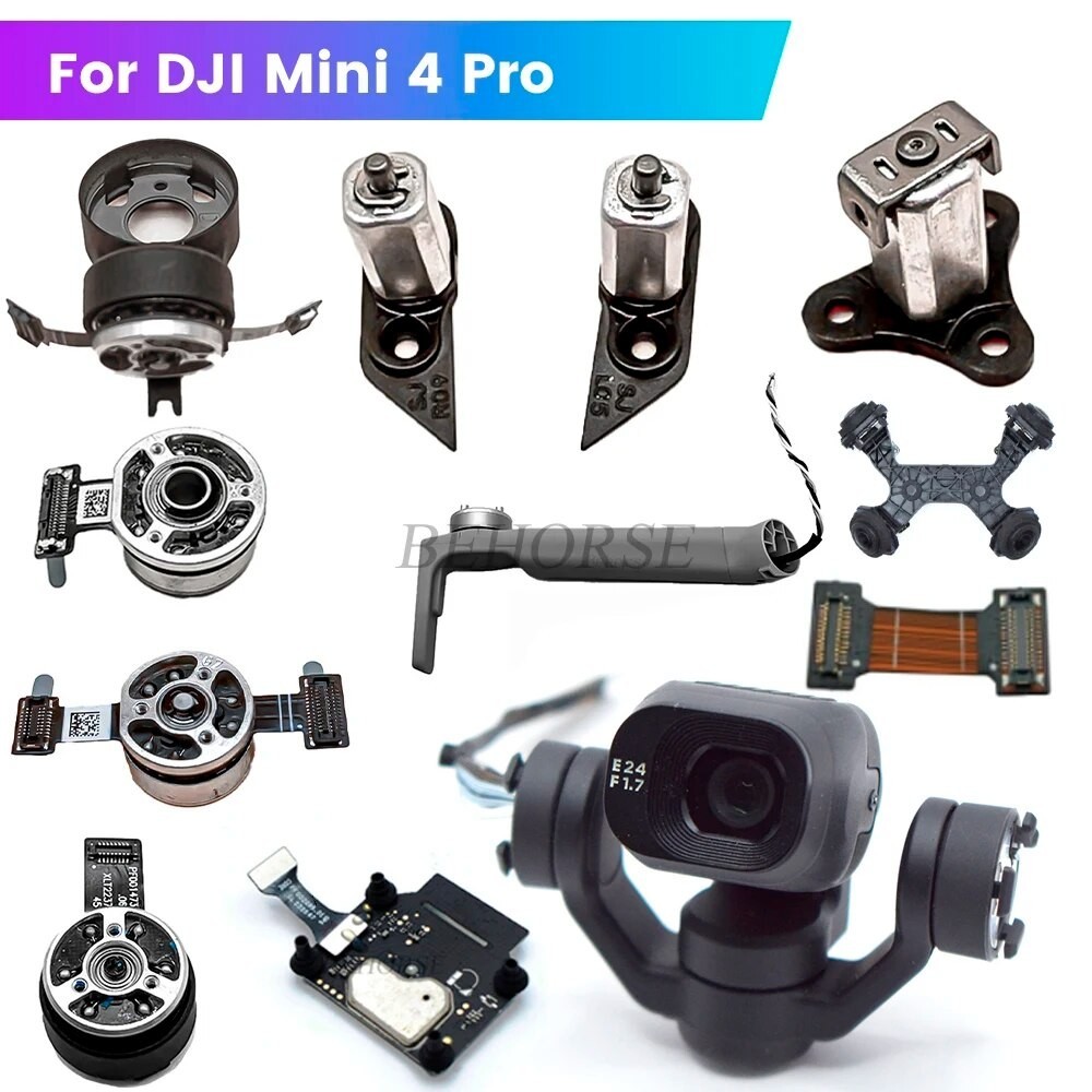 Arm Shell With Feet Motor For DJI Mini 4 Pro P-Axis Y-Axis R-Axis Roll Motor Arm Axis Repair Parts R