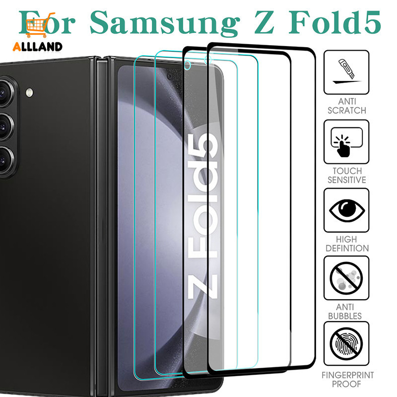 สําหรับ Samsung Galaxy Z Fold 5 HD ฟิล์มนิรภัยโทรศัพท์ แบบใส หน้าจอสมาร์ทโฟน ป้องกันรอยขีดข่วน ฟิล์มป้องกันลายนิ้วมือ