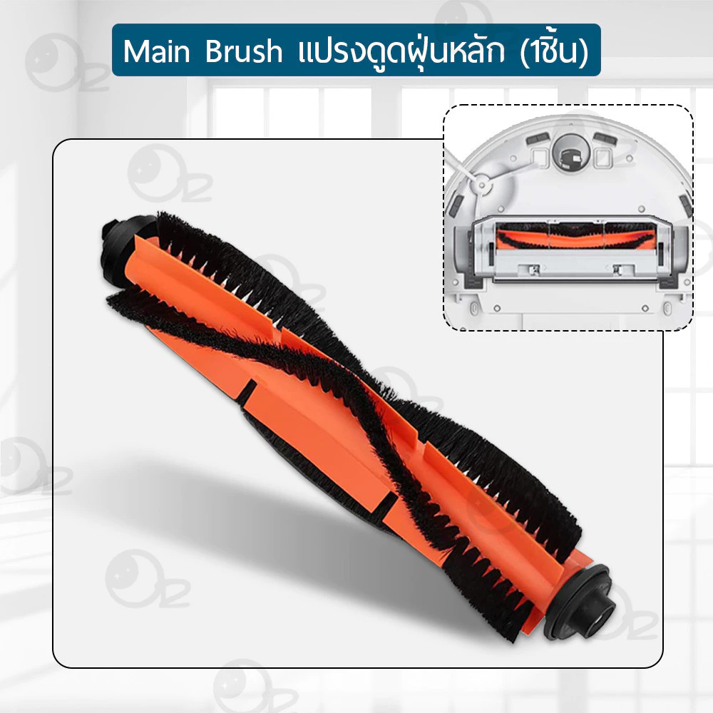 อะไหล่โรบอทดูดฝุ่น Xiaomi Mijia G1 / MJSTG1 / Mop Essential ผ้าถู แปรง ฟิลเตอร์ thumbnail 5