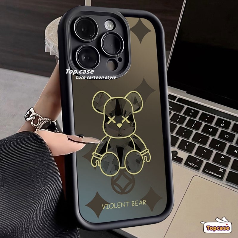 ใหม่ เคสโทรศัพท์มือถือแบบนิ่ม ลายหมี Violent Angel Eye สําหรับ Redmi 13C 12 12C 10C 10 10A 9 9A 9C A1 9T Note 12 11 11s 10 10s Pro