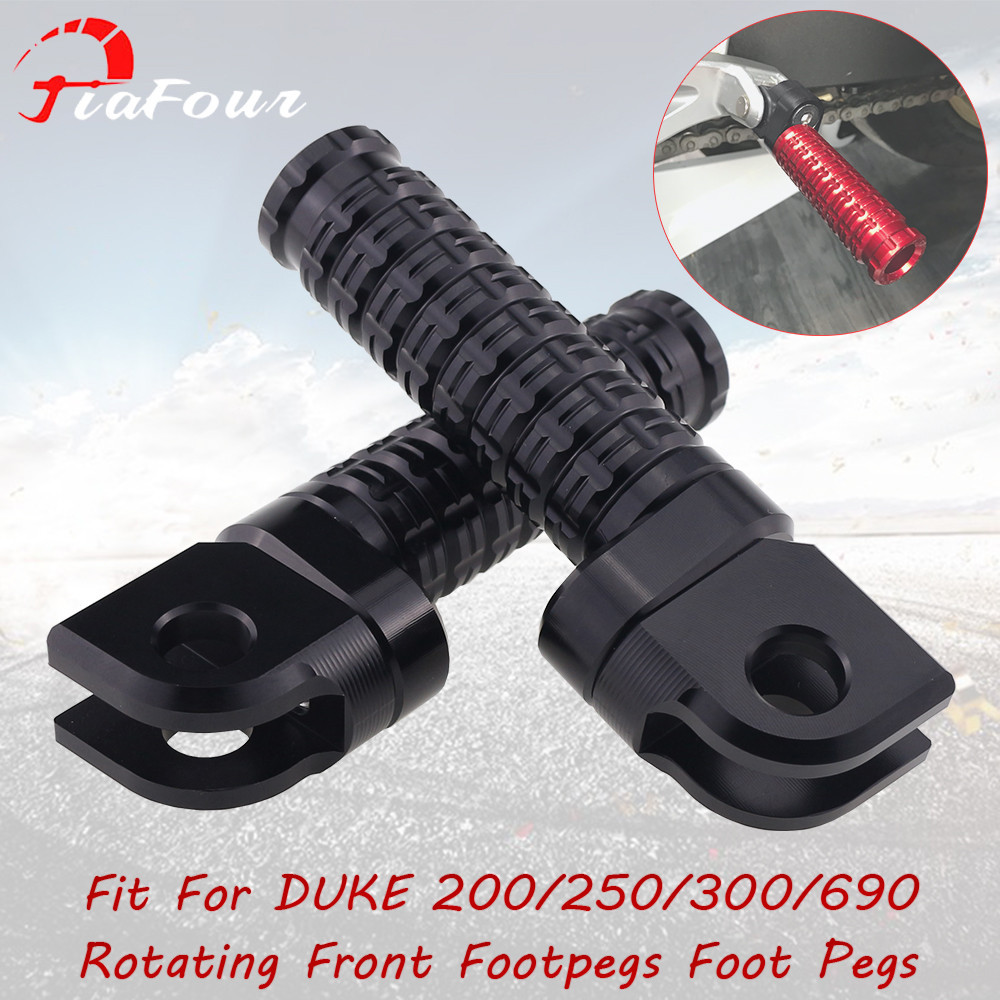 Fit สําหรับ DUKE 790 สําหรับ DUKE 200 DUKE 250 DUKE 390 DUKE 690 790R DUKE 890R ด้านหน้าเท้าหมุดเหยี