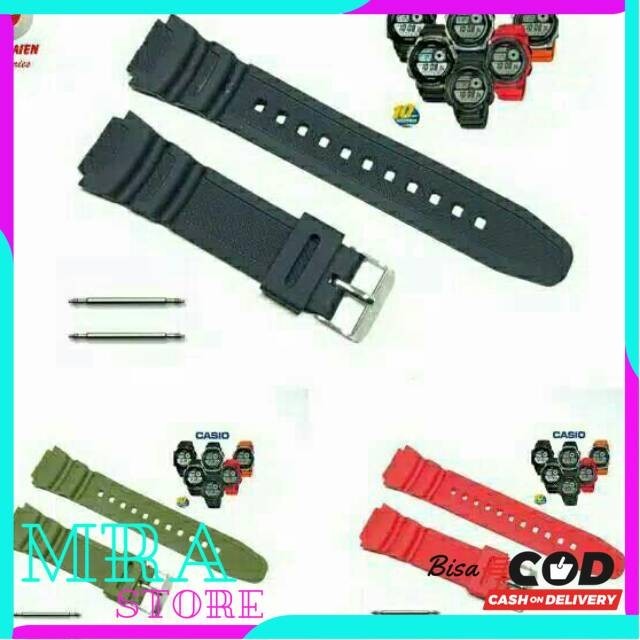 CASIO AE 1000 AE-1200 AE 1300 WS220 SGW300 WATCH STRAP ฟรีปากกา