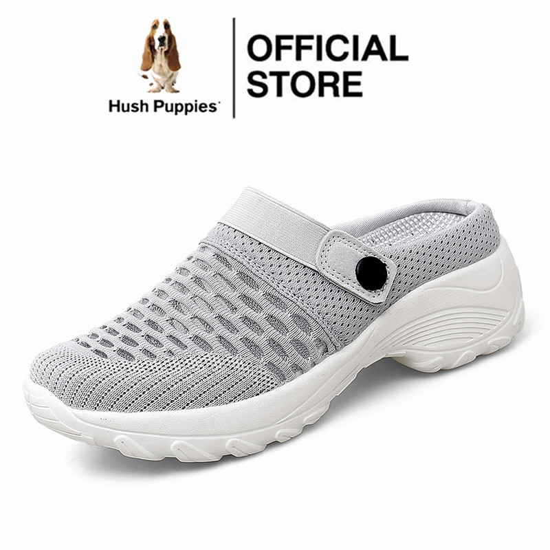 Hush Puppies รองเท้าผ้าใบลําลอง ส้นแบน สไตล์เกาหลี สําหรับสตรี ไซซ์ EU 40 41 42