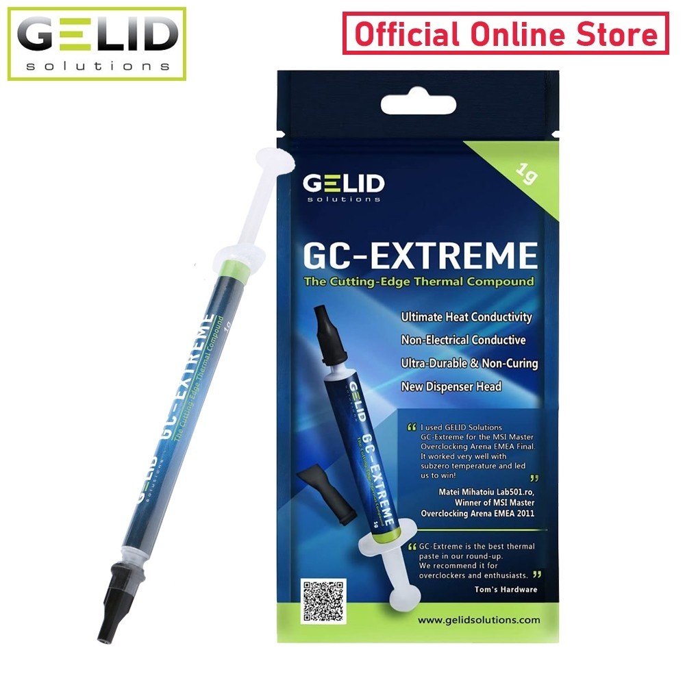 [Gelid Solutions Store] GC-Extreme Thermal Compound 1g./8.5 W/(mK)(Compounding in USA)