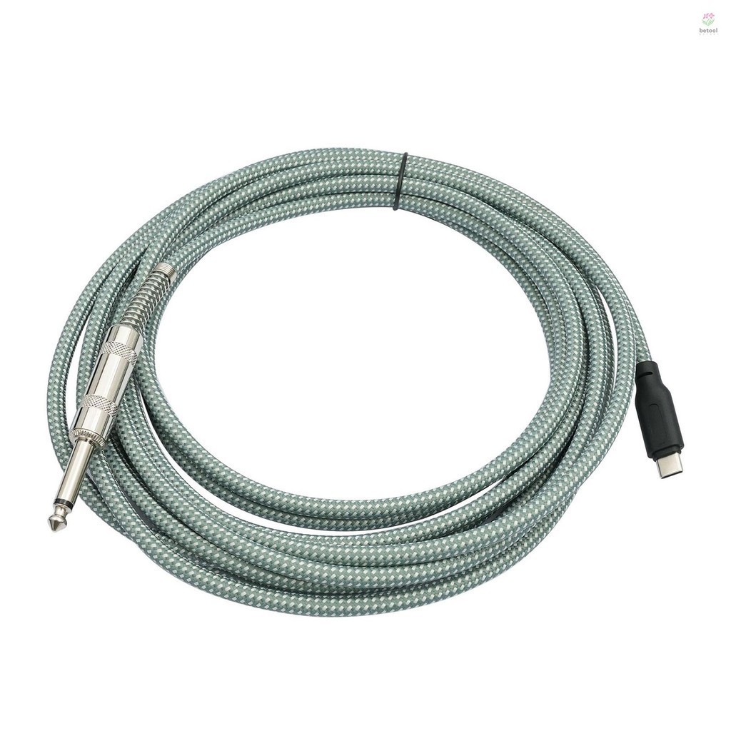 สายเคเบิ้ลเสียง Type-c Male To Type-c Console To 6.35 มม. สําหรับคอมพิวเตอร์