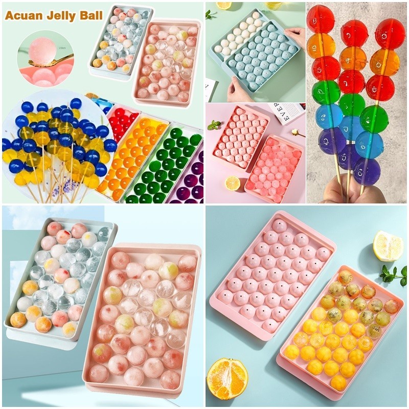 แม่พิมพ์ทําน้ําแข็ง เยลลี่บอล 33 ช่อง DIY