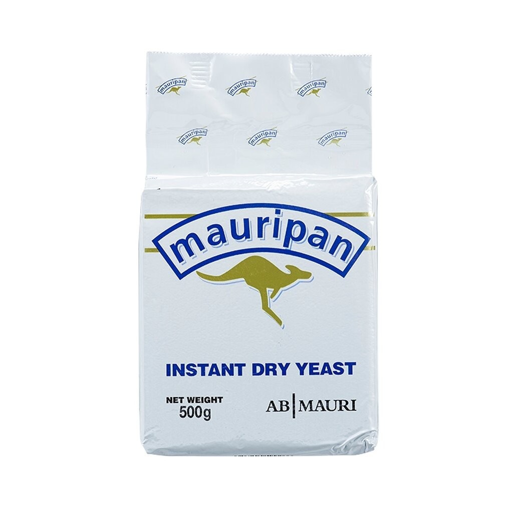 ยีสต์ ตราจิงโจ้ สีทอง (Mauripan Brand Gold Label Instant Dry Yeast) บรรจุ 500 กรัม (06-0160)