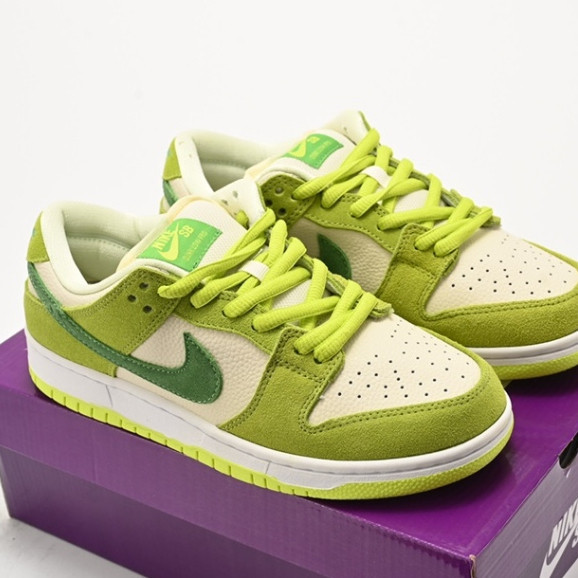 Nike SB Zoom Dunk Low Green Apple รองเท้าผ้าใบลำลองไม่หุ้มข้อ  คอลเลกชัน