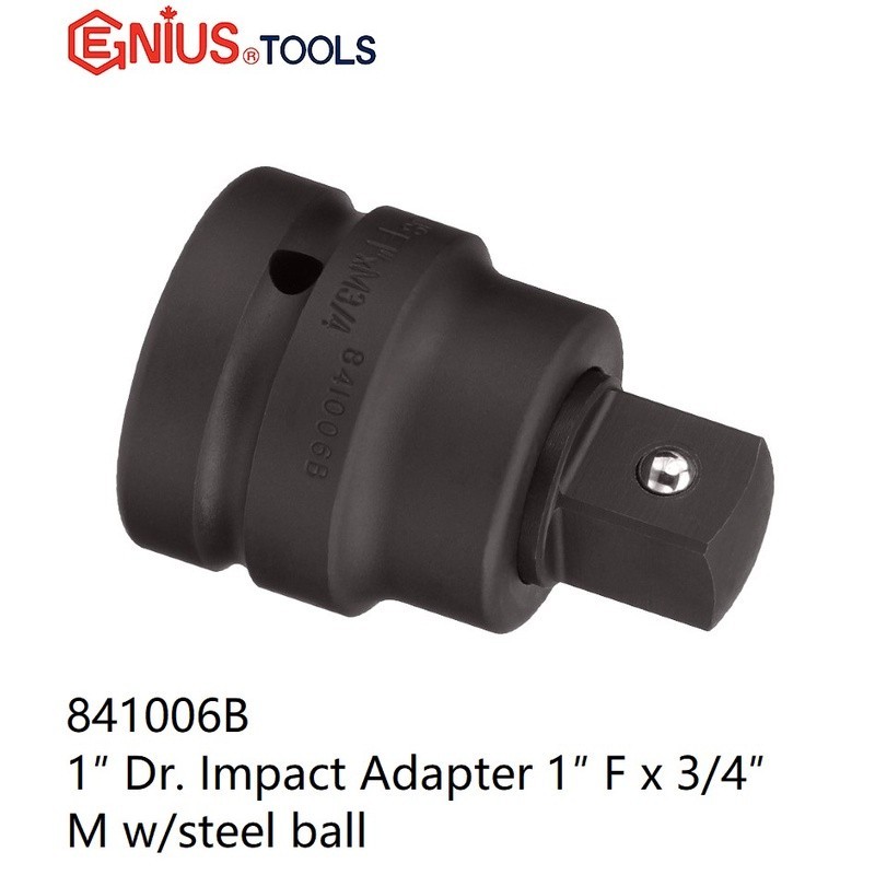 เครื่องมืออัจฉริยะ 1" DR. Impact ADAPTER W/STEEL BALL, 1"F  3/4"M (CR-MO) - 841006บี