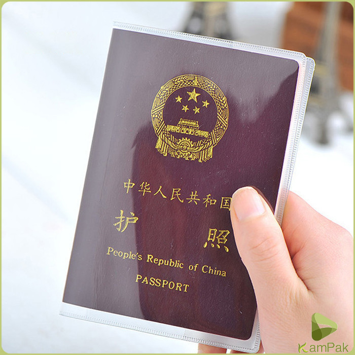 KamPak แผ่น PVC ปกหนังสือเดินทาง ปกพาสสปอร์ต ซองใส่พาสสปอร์ต card cover
